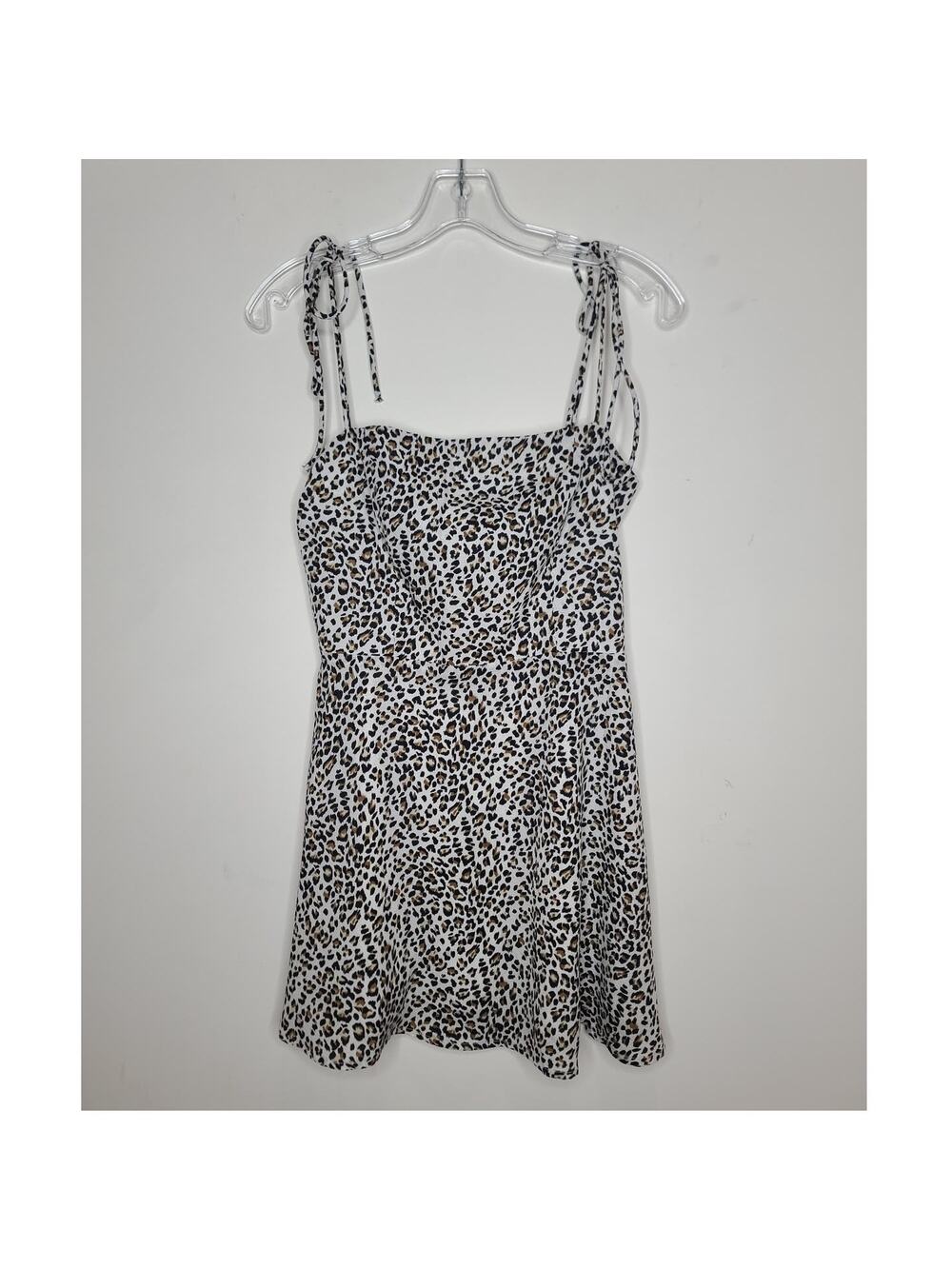 Princess Polly Cliff leopard print mini dress with shoulder ties - 6